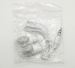 500pcslot blancs le moins cher jetable Earphoneheadheadsearbuds pour le bus du musée de la fête de décrochage ou de l'école de train en tant que cadeau 9657397