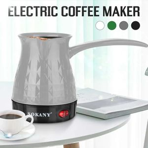 500W koffie maken 500 ml roestvrij staal gescheiden Italiaanse mokka pot Grieks Turkse elektrische draagbare espressomachine 240423