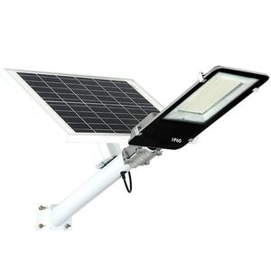 Luces LED de lámparas de calles solares de 500W con control remoto 6500K Día de seguridad blanca Luz de inundación para calles de jardín de jardín Playgrouds Crestech