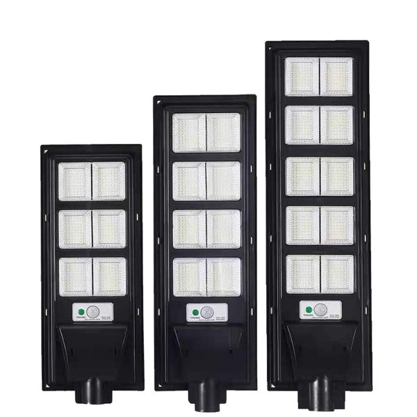 500W Réverbères Solaires Extérieur Led Sécurité Projecteurs Détecteur De Mouvement IP65 Étanche Crépuscule Aube Solaire Lampe Télécommande Jardin Cour Basketball usastar