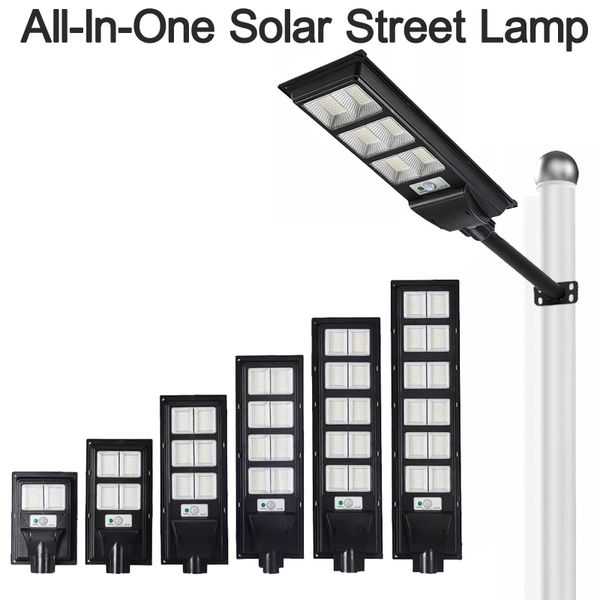 500W Solar Street Lights Outdoor Security Flood Lights Capteur de mouvement IP65 IPRÉPERSHER DUSK DAWN SOLAR LUMER REMOCE COMMANDE BASKETBALL CRESTECH168