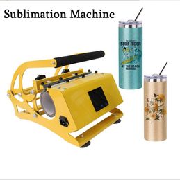 500W Sublimatie Bakken Cup Machine 20oz Straight Tumber Heat Press Printer 110V DIY Heats Transfer Apparatus