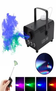 500W Draadloze Bediening LED Fog Rookmachine Afstandsbediening RGB Kleur Rook Ejector LED Professionele DJ Party Stage Light1440245