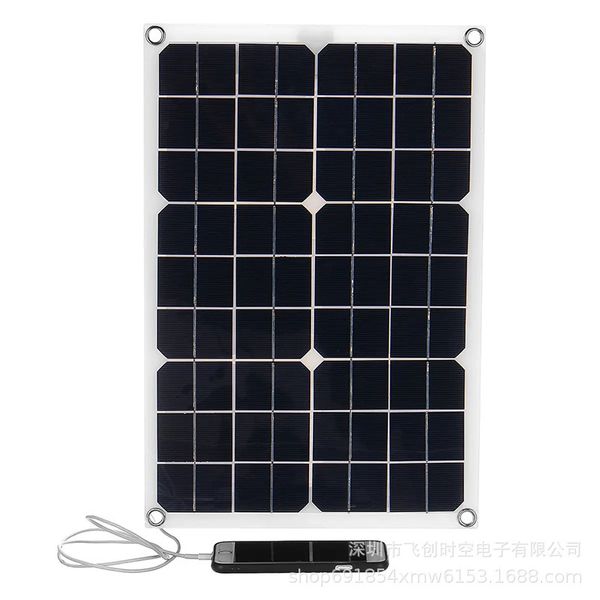 10W 30W 100W Panel solar flexible Flexible Batería Batería Cargador Dual Salida Panel solar 240110
