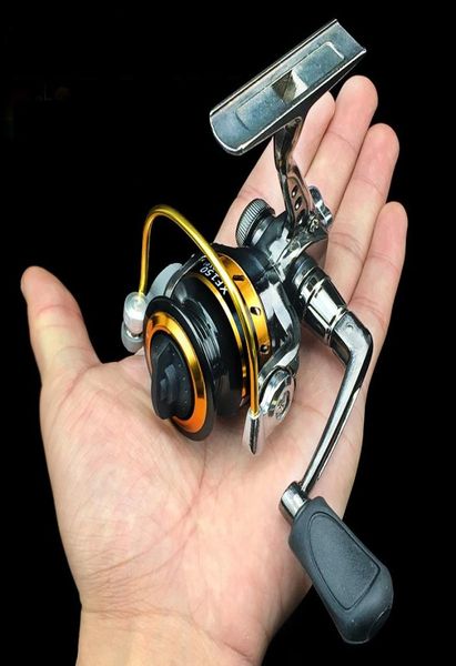 Relato de engranaje 501 4BB Leftright intercambiable Mini de metal completo Mini de pesca Carretes de carpas Spinning Carp7830712