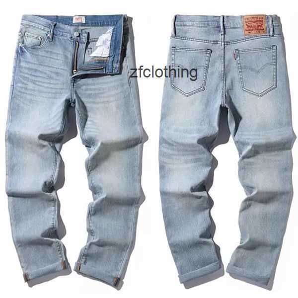 501 Levi Jeans Diseñador de lujo de marca púrpura jeans 511 Moda para hombre Distressed Ripped Bikers Mujeres Denim cargo Hombres Pantalones negros CS0V