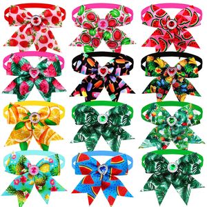 50100pcs accesorios para perros pequeños Bowtie Bows Bows Campo de cabello para perros para 240418