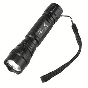 Torcia tattica a LED 501B, Torcia portatile portatile monomodale, Torcia tascabile impermeabile, Adatta per campeggio all'aperto, escursionismo, emergenza