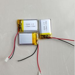 502030 3.7V Li Polymer Batterij 250 mAh Lithium -batterijen met oplaadbare batterij van de bescherming Board 5 st.