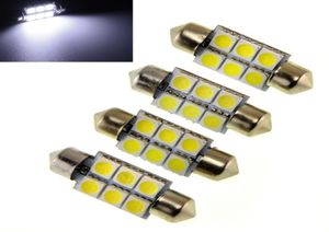 5050 6SMD 6 SMD C5W 31 mm 36 mm 39 mm 41 mm White C5W Interior Festoon Dome Car Lámpara Lámpara de luz