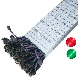 5050 SMD Ninguno Tira de luz LED resistente al agua RGB 72LED/M 60LED/M Tira rígida de LED 12V Barra de luz LED