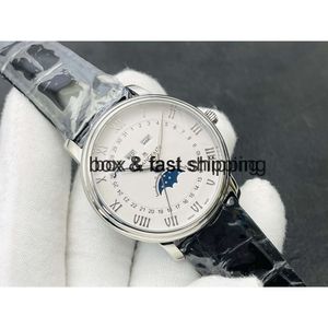 5054-1110-B52A 43 mm Designer luxe horloge waterdicht mechanisch zakelijk elegant Fifty titanium NIEUW Fathoms Bathyscaphe 6654 Mondphasen multifunctioneel 9OB0