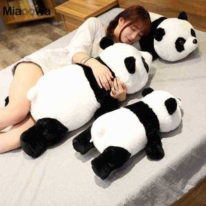 5090 cm schattig na panda pluche speelgoed voor ldren gevulde aniambeer kinderen pop zachte cartoon slaapkussen verjaardag cadeau voor meisjes J220729