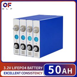 50Ah LifePo4 Batterij 12V 24V 48V Lithium Iron Fosfaat 3.2V Deep Cycle Solar Battery Diy Cellen voor RV -campers jagen op golfkarretjes