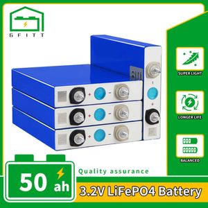 50AH Lifepo4 Batterie 3.2V Rechargeable Lithium Fer Phosphate DIY Cellule 12V 24V 48V pour RV Vans Campers EV Bateaux Yacht Golf Cart