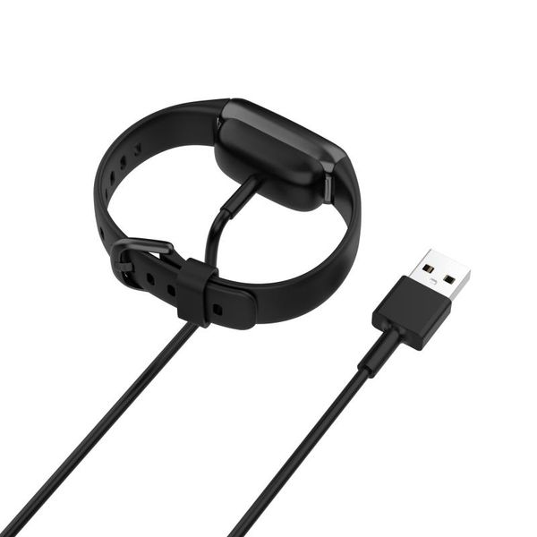 Cables de carga rápida USB portátiles de 50cm y 100cm para pulsera de reloj inteligente Fitbit Luxe, Cable de datos, accesorios de cargador de alta calidad