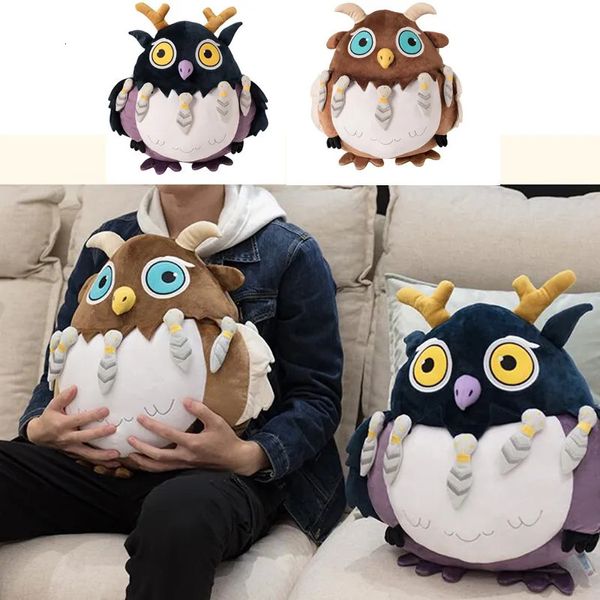 50 cm Big Night Owl Blizzar World of War Baby Moonkin Plush Game Fans Juguete Almohada Regalo de cumpleaños 240306
