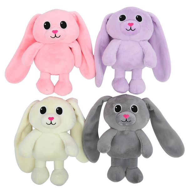 50 cm Lapin En Peluche Longues Oreilles Peut Tirer Lapin-Lapin Poupée Oreilles Extensible Lapin En Peluche Jouet En Peluche Animal En Peluche-Jouet Enfants Cadeaux