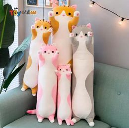 50 cm schattige kat panda koala grote knuffels plush speelgoed voor kinderen meisjes zachte lange slaapkussen knuffels kerstcadeau 915