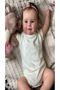 50 cm Full Body Silicone Maddie Bebe Reborn Dolls Handdeled Painting with Visible Veins LifeLIKE 3D Tone de la peau Toys A4729582