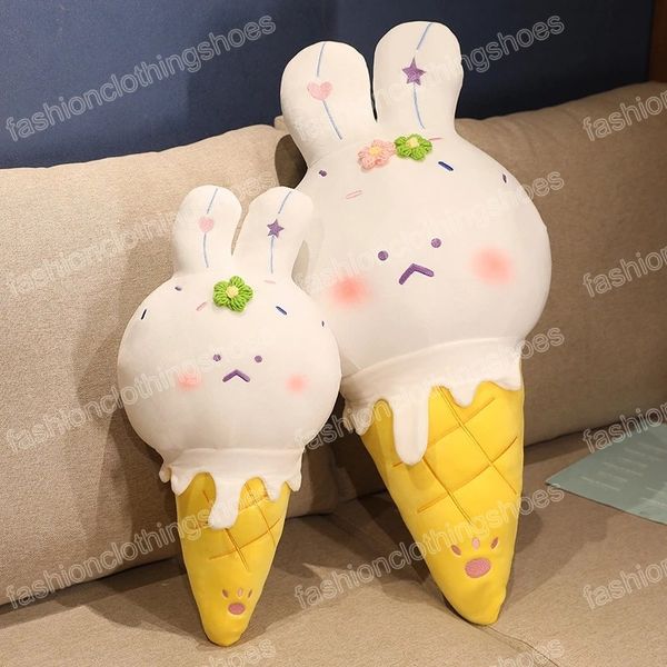 Jouet en peluche crème glacée de dessin animé Kawaii, 50cm, nourriture en peluche, oreiller, coussin, jouets pour enfants, cadeau d'anniversaire pour petite amie