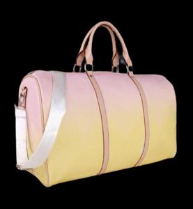 50 cm luxe mode mannen dames reistas plunje tassen merk ontwerper pu lederen bagage handtassen grote capaciteit sport bag1957641