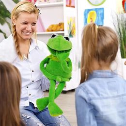 50 cm en peluche Kermit Frog Sesame Streets Frogs Doll The Muppets Show Toys Toys Birthday Christmas Poll Poll For Kids 231227