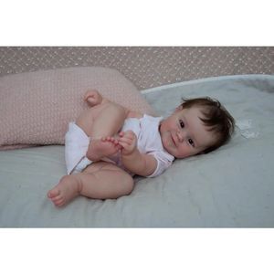 50CM Reborn Baby Doll maddie Niña recién nacida Bebé Realista Real Soft Touch Maddie con cabello enraizado a mano Muñeca de arte hecha a mano de alta calidad Regalos de cumpleaños y Navidad para niños