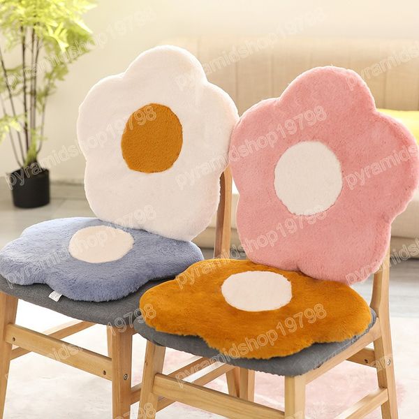 50 cm doux peluche mémoire mousse coussin lapin fourrure fleurs oreiller tapis poupées 7 couleurs canapé chaise coussin décor à la maison cadeau