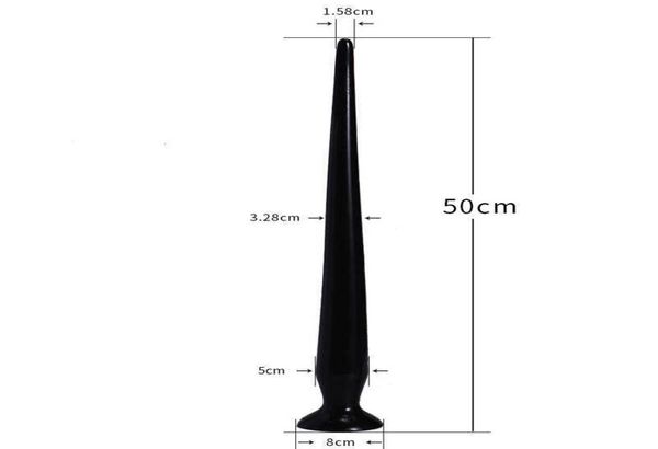 50 cm Super long anal Tail Butt Butt Masser Masser Snake Dildo Anus Masturbator Products Adults Sex Toys for Man Woman9908641