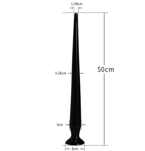 50 cm Super largo Anal cola Butt Plug masajeador de próstata serpiente consolador ano masturbador productos adultos juguetes sexuales para hombre mujer 3099249