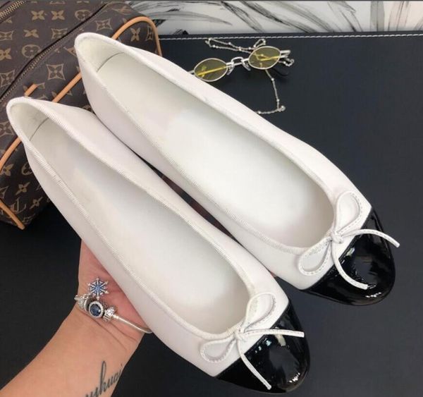 50Colors Designer Luxury Fashion Ballet Flats Sandale Fisherman Soft Cuir Casual Shoefor Flat Cuir authentique Slip on