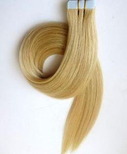 50g 20pcs Ruban dans les extensions de cheveux Collue Terrèce 18 20 22 24inch 60Platinum brésilien Brésilien Remy Human Hair Harmony1245512