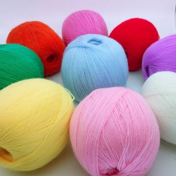 50g/ball fil de laine à tricoter à la main teint acrylique cachemire fil volumineux fil au Crochet pour vêtements de bébé fil de laine Super gros