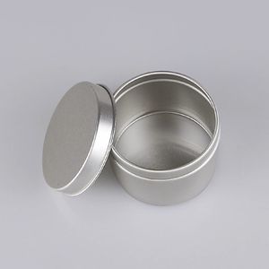 Pots de crème en aluminium vides de 50 g Boîtes en aluminium de 50 ml, contenant de baume à lèvres en métal dh9875