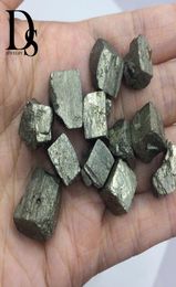 50g Golden Iron Pyrite Nuggets cubes rugueux Cystal Stone Cube Energy Rock Raw Points minéraux Spécimen Diy Pendant décor Crafts6047924