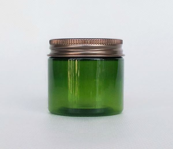 Envío Gratis 50g botellas de plástico vacías verdes envases de muestra de crema cosmética tarros de embalaje de máscara