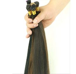 50 g/lot kératine brésilienne i tip extensions de cheveux 18-24 pouces cheveux humains à vague droite 1 g/pc beaucoup de couleurs en stock