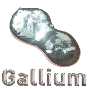 Gallium pur métal 50g, 99.99% haute pureté, Collection d'éléments Ga, loisirs