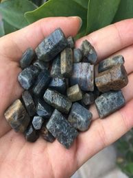 50 g de saphir brut naturel rare pour la fabrication de bijoux Blue Corundum Natural spécial Pierres précieuses et minéraux