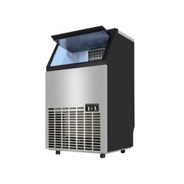 50kg / 24h Commerciële Elektrische Ijsmaker High-Yield Square Ice Making Machine Big Bar Coffee Shop Ice Maker
