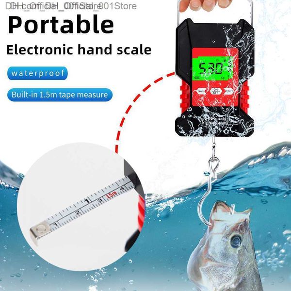 50 kg/5 g de pantalla LCD Pantalla Digital Escala de suspensión Digital Mini Balance Electrónico de Pescado Pesaje Pesaje Escala de pesaje Z230811