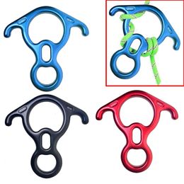 50Kn Rock klimmende aluminium Terminal 8 Word Ring Descender met Bentear Rescue Figuur bergafwaarts touw rappel belaying rigging 240320