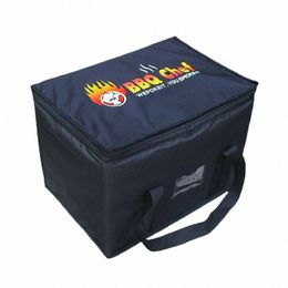 50l Extra Grote Koeltas Auto Ice Pack Geïsoleerde Thermische Lunch Pizza Tas Vers Voedsel Levering Ctainer Koelkast Tas I8Y5 #