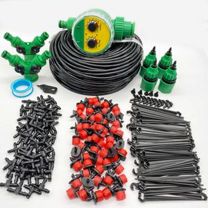 50m Plant Watering Kit Smart Garden Watering Systeem Zelf Automatisch Watering Timer Druppel Irrigatiesysteem 210610