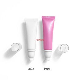 50 ml Airless Pump Bottle Lege Cosmetic Cream Squeeze Container Make -up Foundation Travel Packaging Soft Tube Pink Witegood Qualtity Umdsn