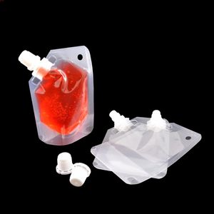 50 ml borstmelk verpakking tassen stand-up dranken spuiten pouches eco-vriendelijke plastic mylar sap opslag (gratis cadeau trechter) Goederen