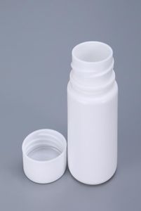 50 ml bouteilles de pilules en plastique HDPE vides avec contenu d'emballage de médicament à vide pour capsulesolid Agent entier7713603