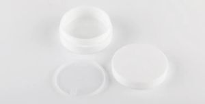 Pot en plastique vide de 50 ml avec couvercle contenants d'emballage cosmétique pour masque de beauté visage crème pour les mains de qualité supérieure