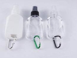 Bouteille de pulvérisation vide de 50 ml, bouteilles en plastique de voyage portables, récipient de savon réutilisable avec crochet porte-clés, bouteille de pulvérisation 3821264